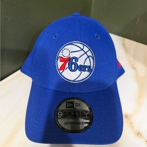 New Era Royal Blue 76ers Adjustable Cap